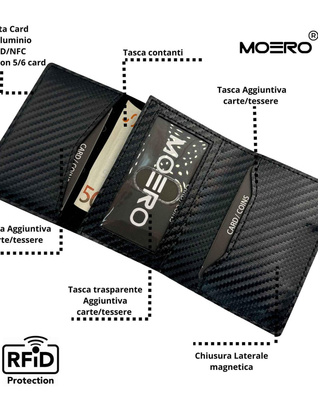 Moero PRO PLUS CARBON BLACK ZIPBLACK