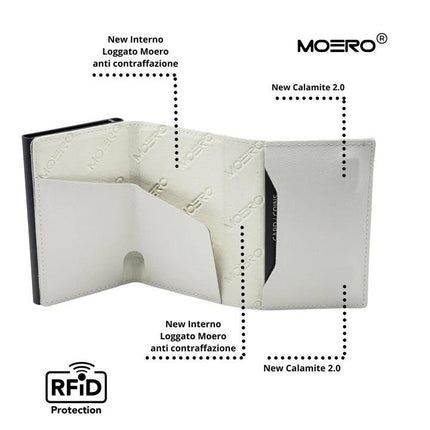 Moero PRO SAFFIANO WHITE ZIPWHITE