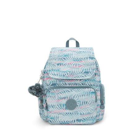 Kipling CITY ZIP S B PRTPALMTREE LEAVES