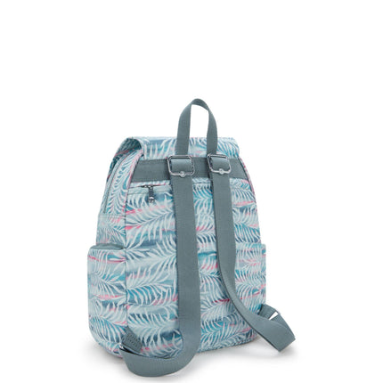 Kipling CITY ZIP S B PRTPALMTREE LEAVES