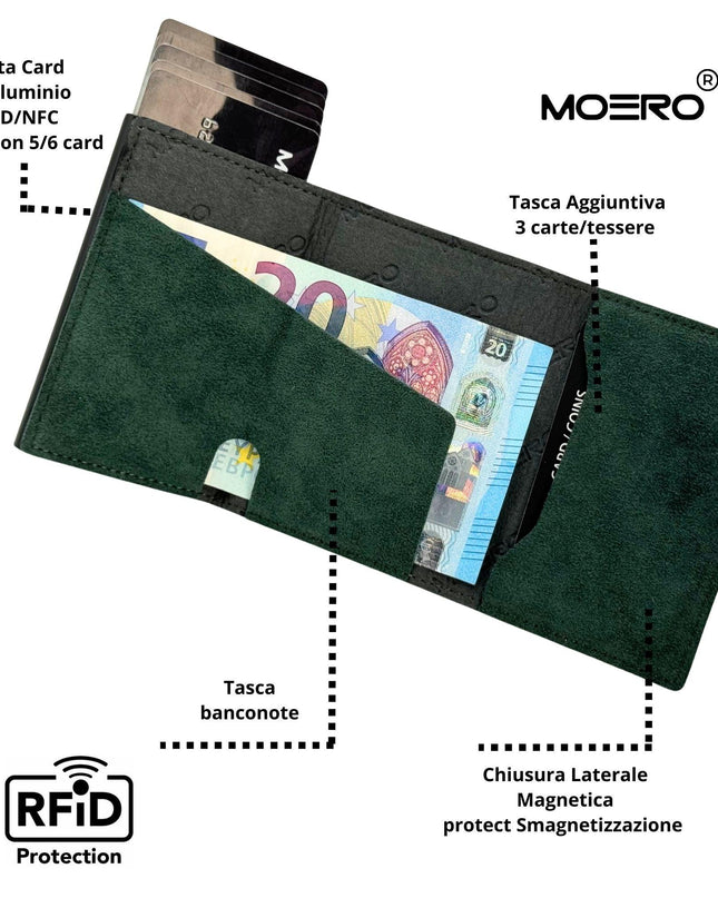 Moero PRO ALCANTARA GREEN ZIPGREEN