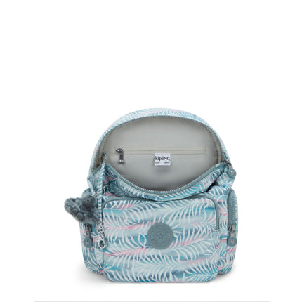 Kipling CITY ZIP S B PRTPALMTREE LEAVES